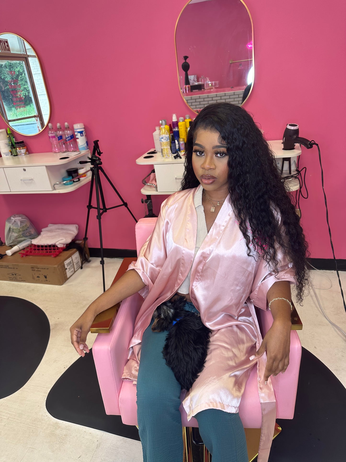 Exotic wave lace frontal wig